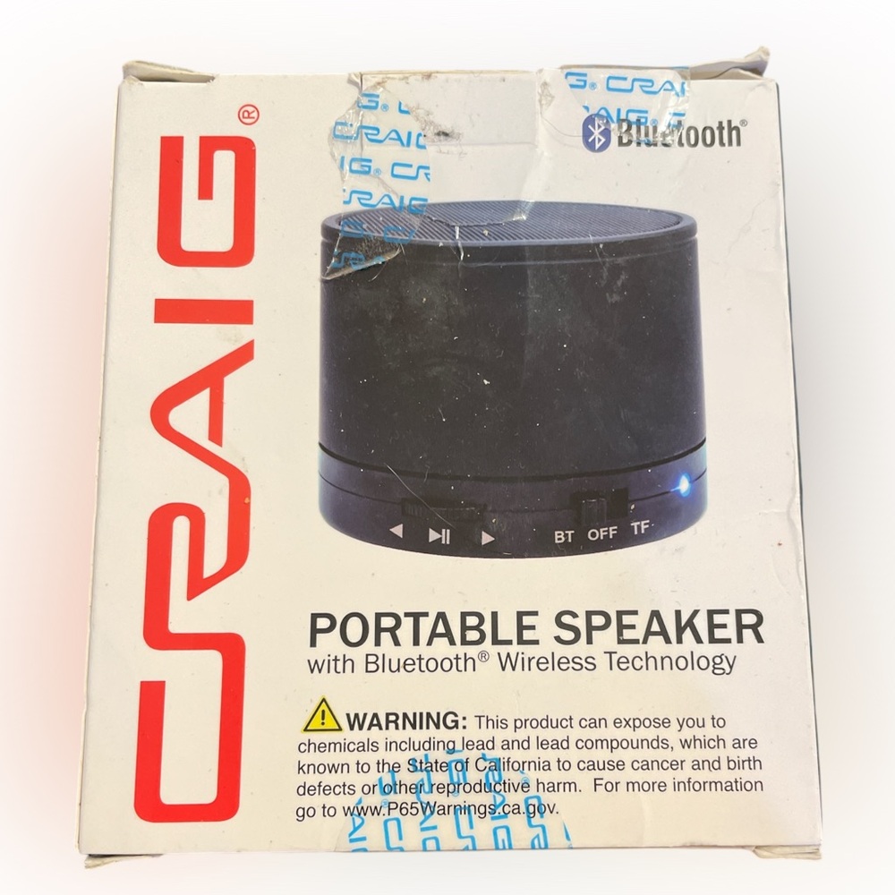 Craig Bluetooth Speaker Open Box